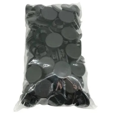 Tapa Furo Plástico 1/2 Polegada - 12,7mm - Kit 100 Pçs em Oferta na Shopee