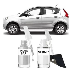 Tinta Tira Risco Automotivo Fiat Novo Palio Prata Bari