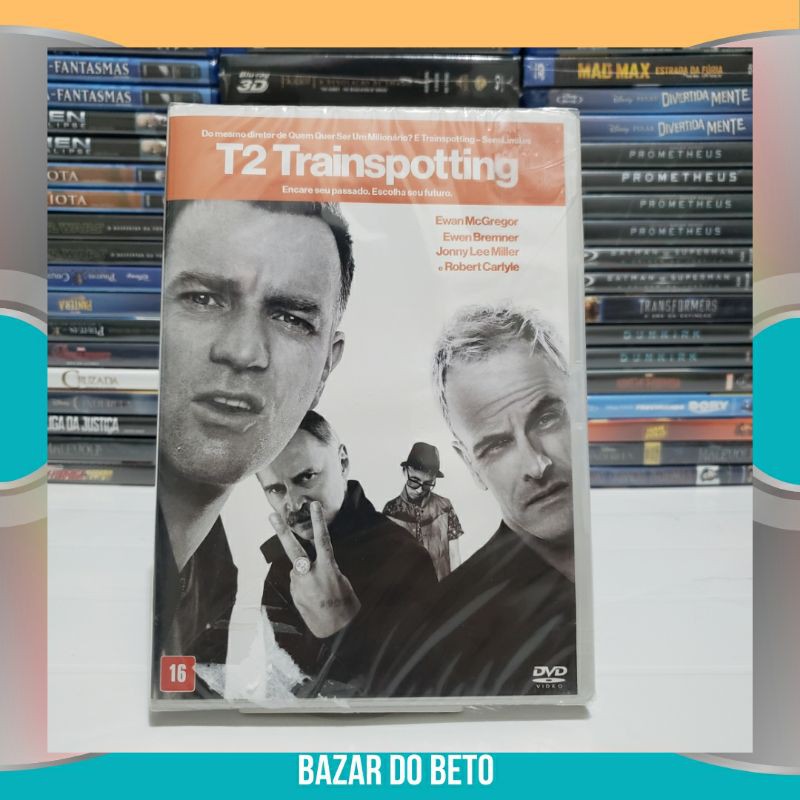 DVD Filme Trainspotting (Lacrado)(LEIA A DESCRIÇÃO) Drama Direção: Danny Boyle Elenco: Ewan McGregor, Ewen Bremner, Jonny Lee Miller