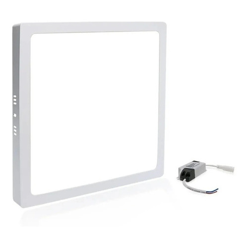Plafon Sobrepor Quadrado Led 12w Painel Bivolt 17x17 Oferta