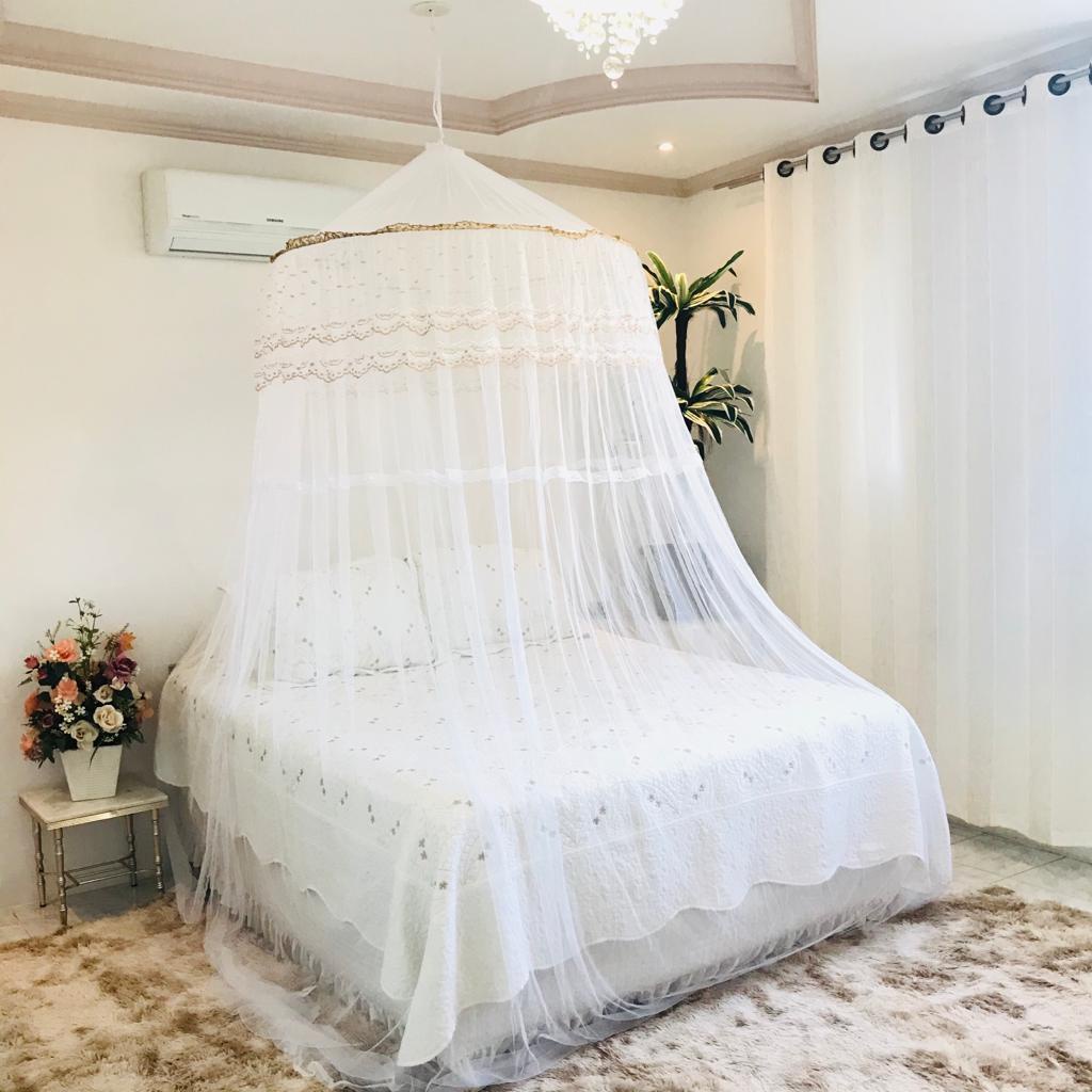 Mosquiteiro Teto Casal Bico Indiano c/ Elástico Casa JH