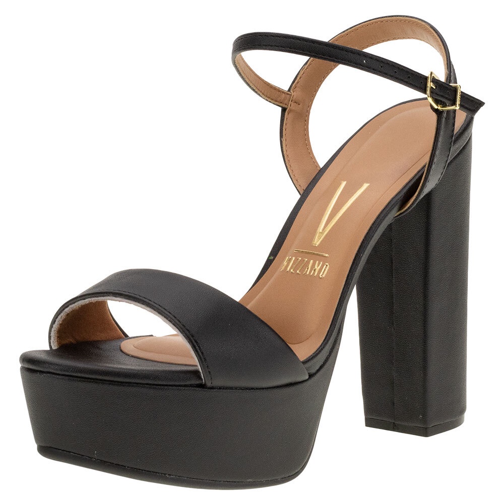 Sandália Feminina Salto Alto Vizzano - 6282455 em Oferta na Shopee