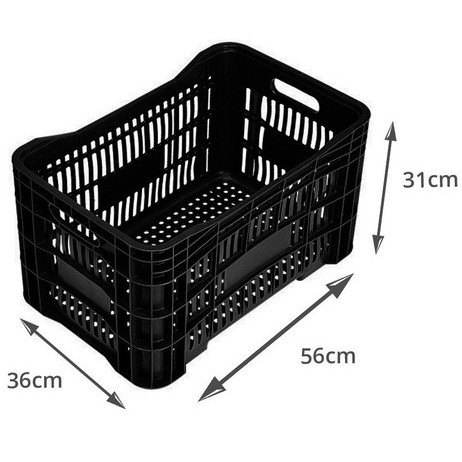 Caixas Plastica Multiuso 55 Litros - Caixa Para Hortifruti - Caixa Plástica De Supermercado - ARQPLAST