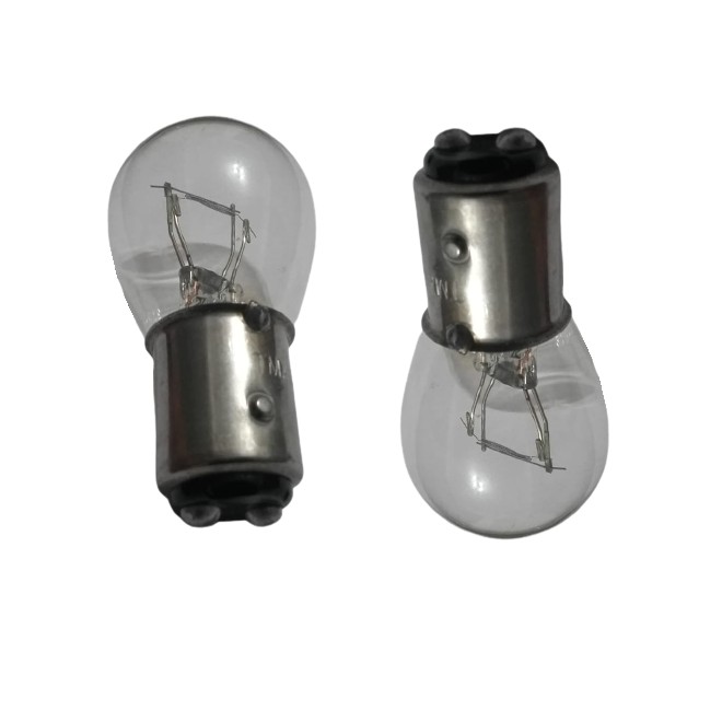 2x lâmpada de 2 polos para freio breack ligh carro e moto em Oferta na Shopee