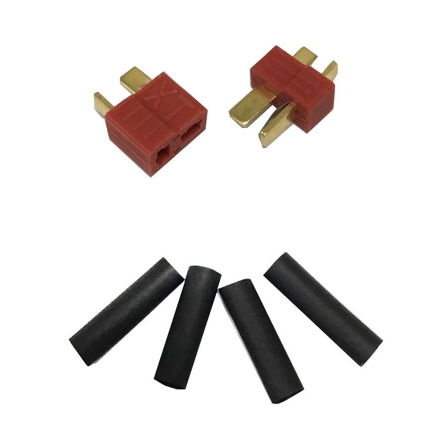 Plug Deans + Tubo Termo Retrátil Conector Elétrico