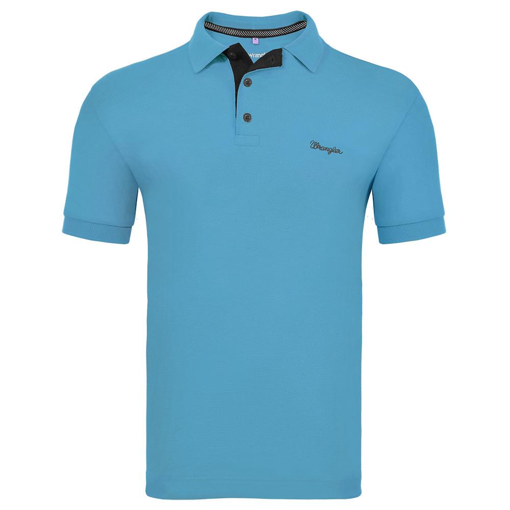 Camisa Polo Masculina Básica De Algodão Misto Em Malha Super Macio e Confortável Marca Wrangler