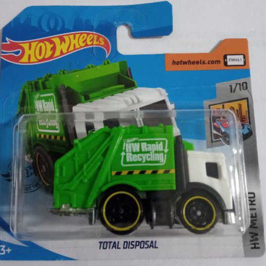 Carrinho Hot Wheels TOTAL DISPOSAL Shopee Brasil