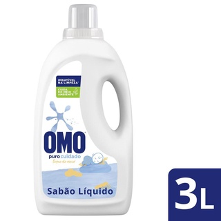 Sabão Líquido OMO Puro Cuidado 3L em Oferta na Shopee