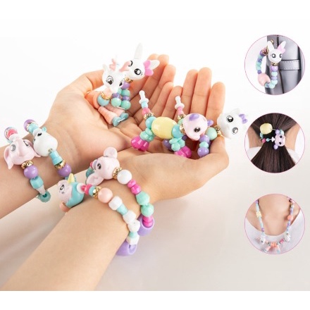 Pulseiras Mágica Infantil Viram Bichinhos Magic Animal Twinst Pulseirinhas Magic Petz