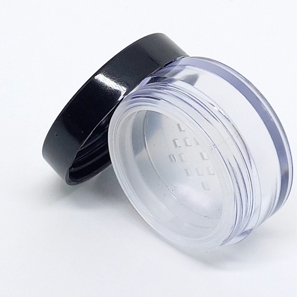 5 Potes Vazio Pigmento Para Unhas Glitter Tampa Colorida 10g