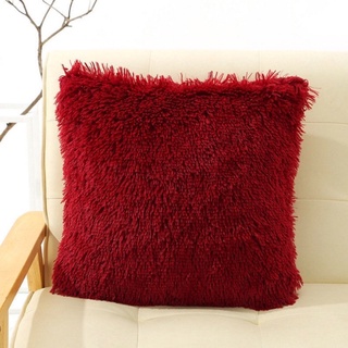 (Rfe:E-11)Capa de Almofada De Pelúcia Felpuda Pelo Alto 42x42CM fofinha promoção