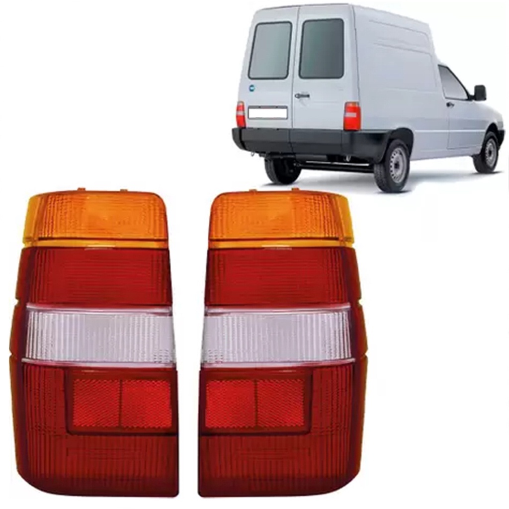 Lente Lanterna Fiorino Tricolor 1986 Á 1997 Modelo Carto