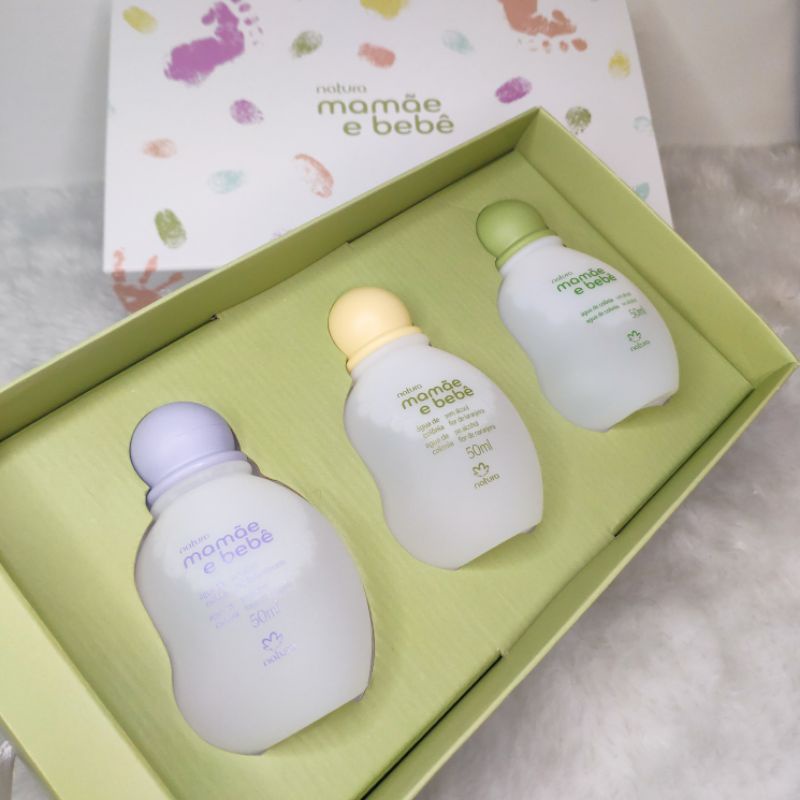 Kit Mamae E Bebe Trio Colonias Miniaturas Natura 50ml Cada Shopee Brasil