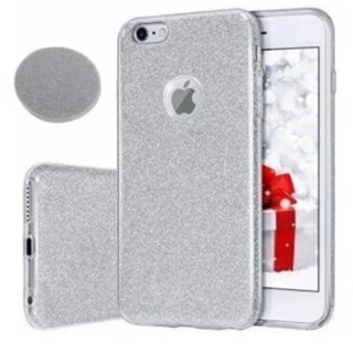 (com pop socket)Capa Com Glitter Brilho Com Pop Socket ip 7/8/7plus/x/xs/xs max/11 /11pro