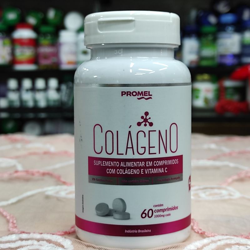 COLÁGENO + VITAMINA C 60 cápsulas 1000 mg (Promel) UNIDADE