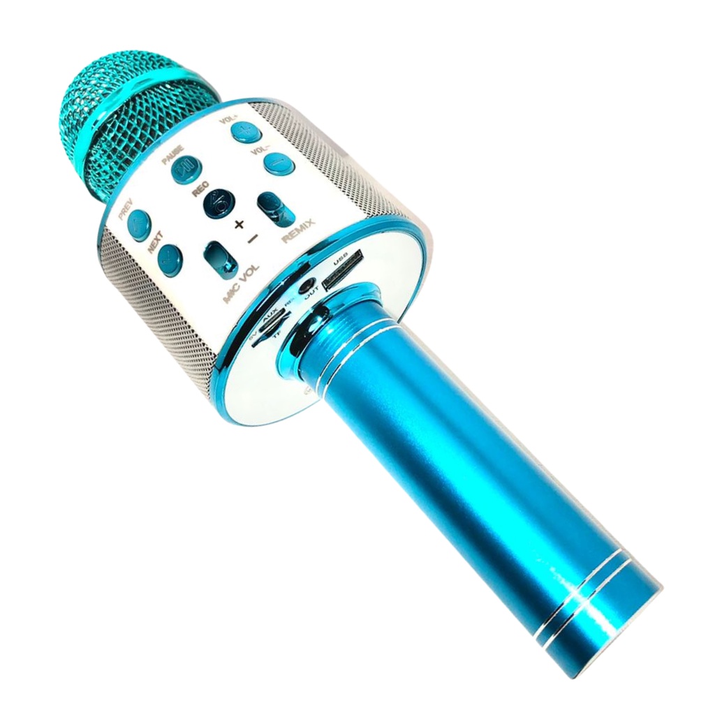 Microfone Youtuber C/Caixa De Som Spaker Grava E Muda Voz