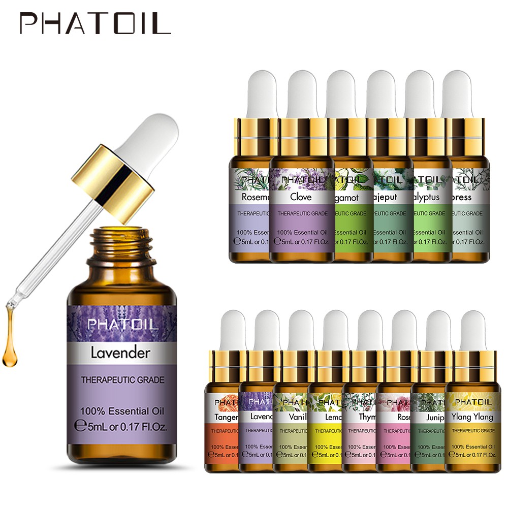 PHATOIL Óleo Essencial Natural para Aromaterapia Umidificador – 5ml
