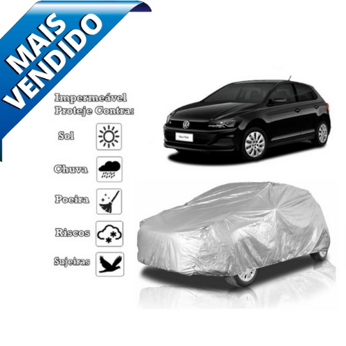 capa carro hb20 prisma gol sandero palio impermeável protege sol chuva poeira P M G