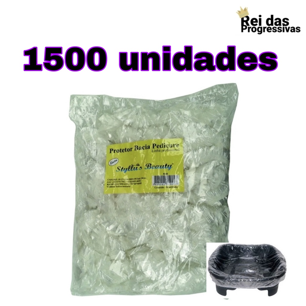 1500 Protetor Pedicure Plástico para Bacia Profissional