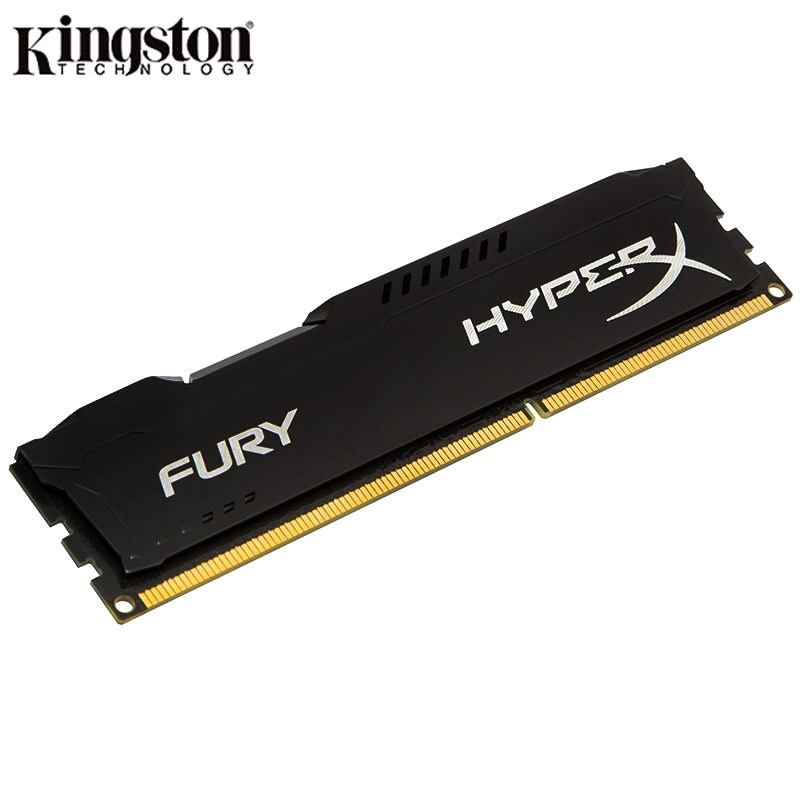 Kingston HyperX FURY DDR3 DDR4 8GB 16GB 1600MHZ 2400MHZ 2666MHz Memória RAM DIMM 288-pin para Desktop Gaming