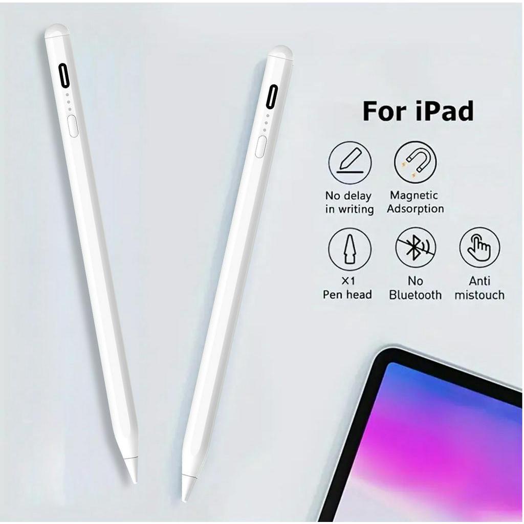 Para Lápis Ipad Com Rejeição Da Palma E Indução De Inclinação Apple 12.9 11 Caneta Stylus 1a 2a Pro 6 Air 5 Acessórios