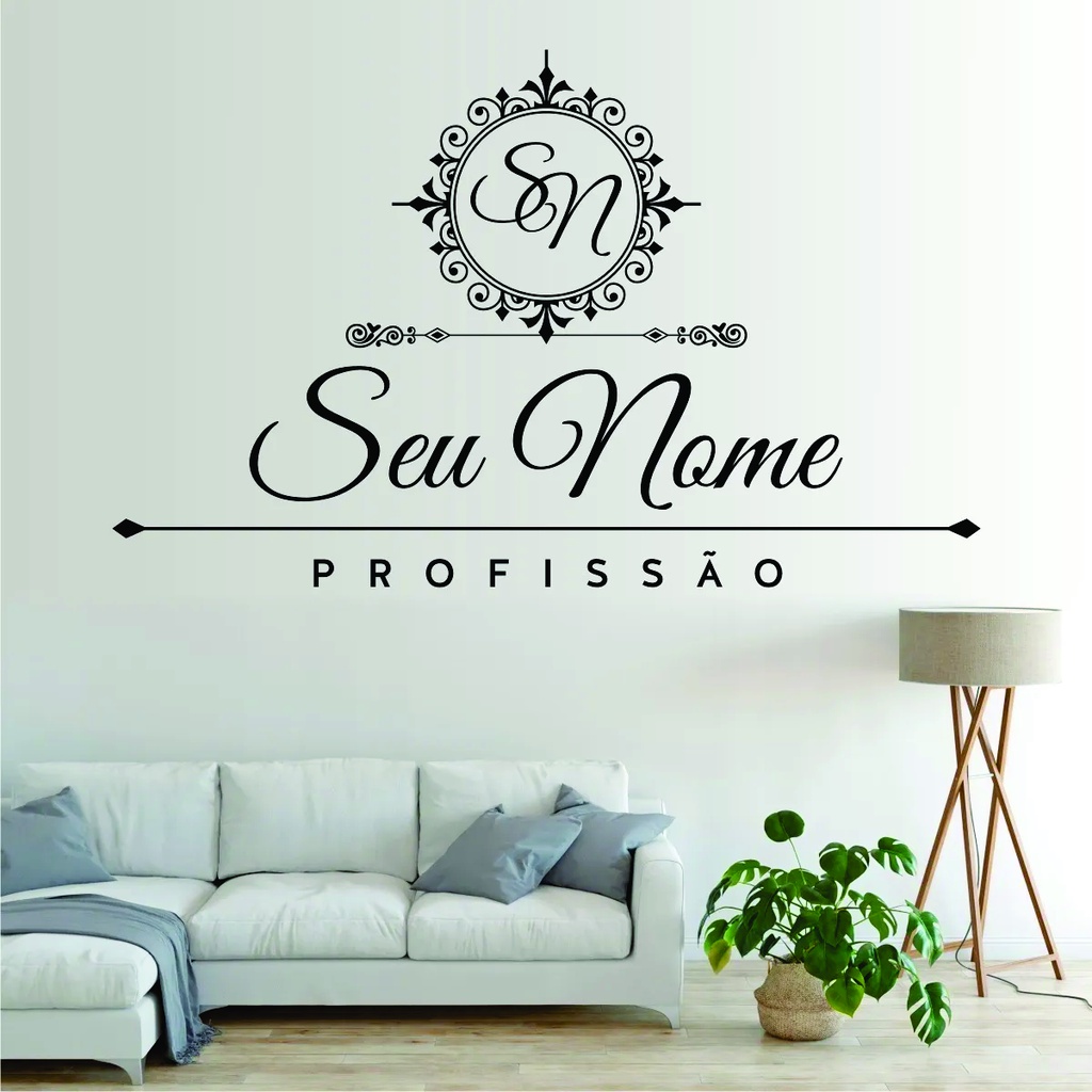 Adesivo Personalizado Para Salão De Beleza Ateliê Boutique Manicure ...
