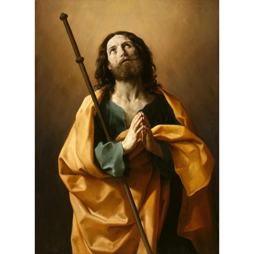 São Tiago Maior (1638) - Guido Reni - Tela Canvas Para Quadro