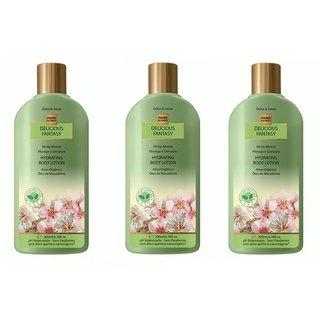 KIT COM 3 PÇ Paris Elysees Dolce & Sense Delicious Fantasy - Loção Hidratante Corporal 200ml