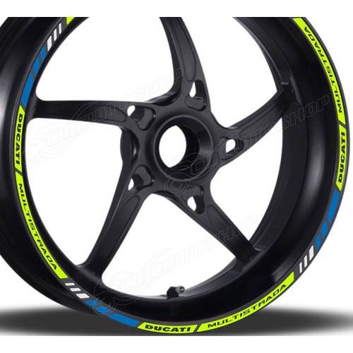 Friso Adesivo Refletivo M1 Roda Moto Ducati Multistrada
