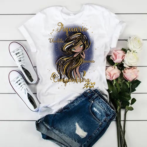 Imagem Camisa baby look signo Aquário