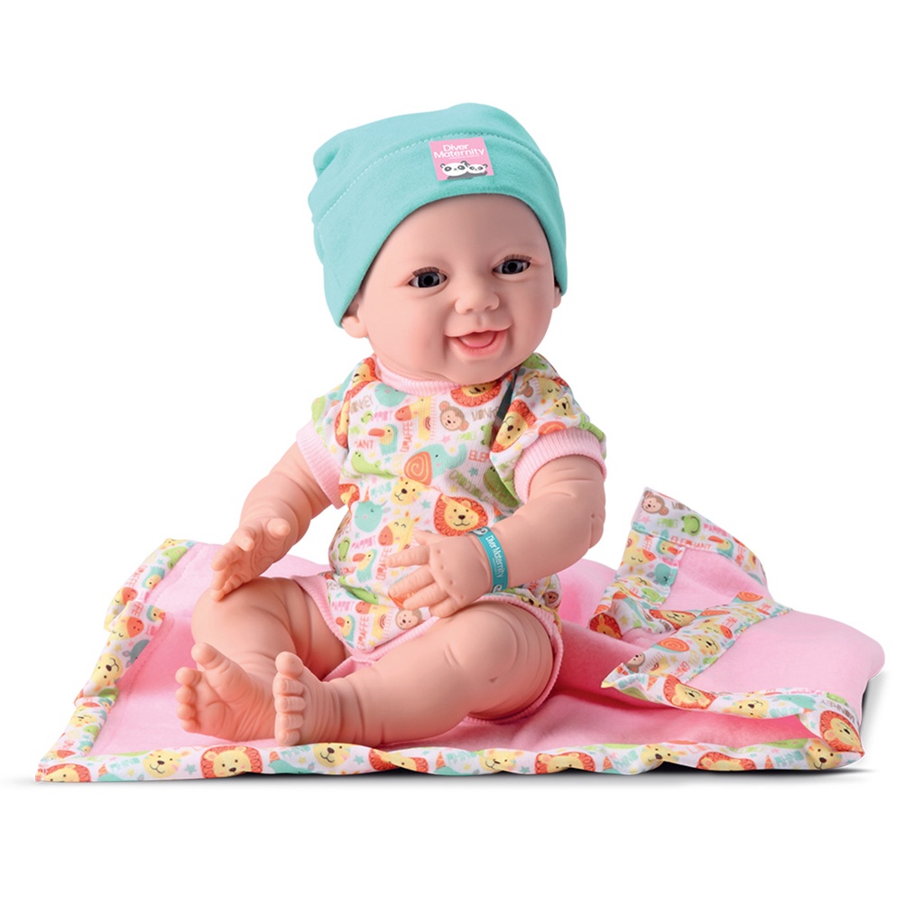 Boneca Diver Newborn Dengo Maternidade - Divertoys em Oferta na Shopee