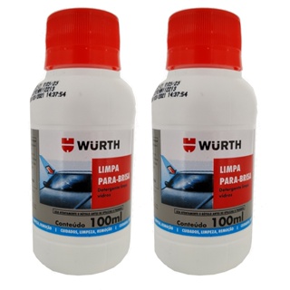 Kit 2 Limpa Parabrisa Wurth 100ml Fluido Detergente Liquido Limpeza de Vidro Carro Automotivo em Oferta na Shopee