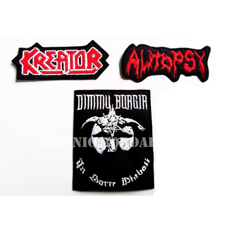 BLACK METAL DIMMU BORGIR PATCH BORDADO ENVIO IMEDIATO