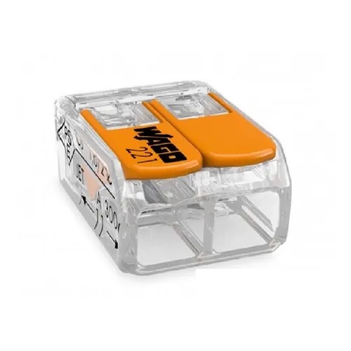 Kit 5 Conector 221 Wago 2 Polos 6mm 41a Profissional