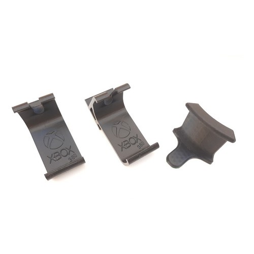 Kit 2 Suporte Controle Parede Xbox 360+ 1 Headset Dupla Face