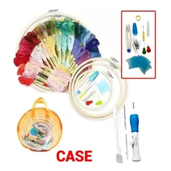 Kit Top - Agulha Magica Caneta Ponto Russo Bastidores Linhas