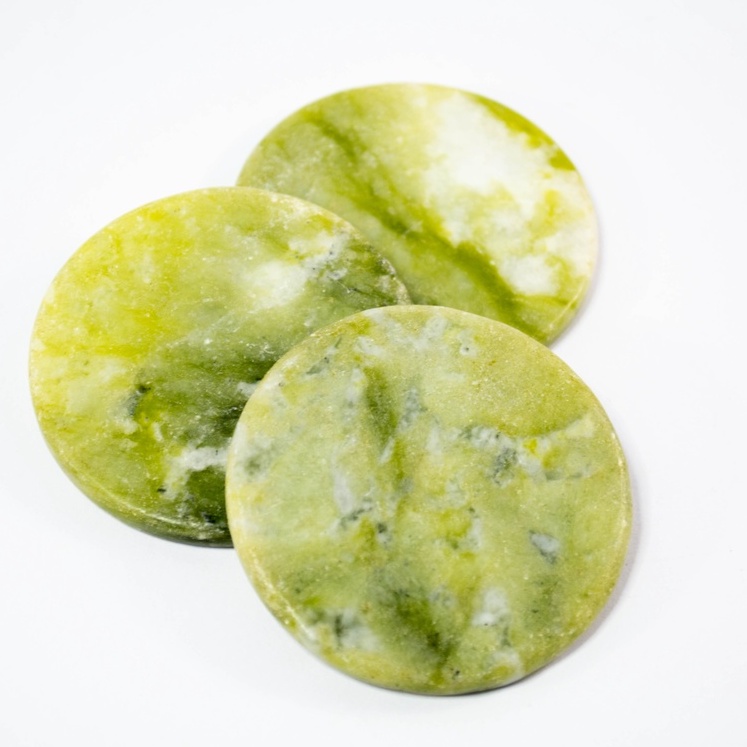 Pedra Jade 5cm Para Cílios Decoração