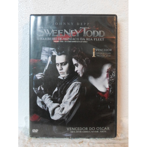 Dvd Sweeney Todd - O Barbeiro Demoníaco da Rua Fleet - Johnny Depp