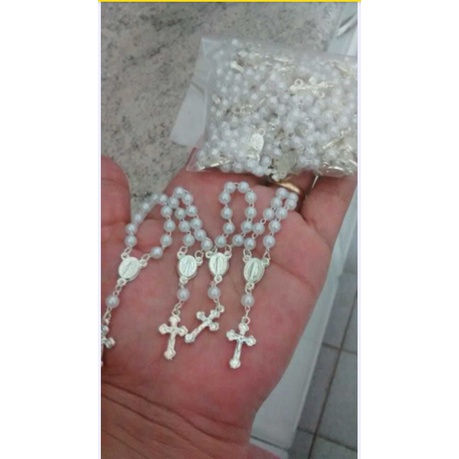 Mini terço lembrancinha 30 unidades