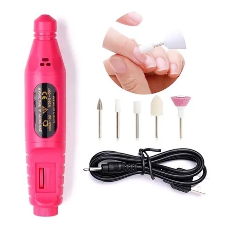 Lixa Motor de Unha Elétrica para unhas naturais, unhas de porcelana, unhas de gel ou acrygel