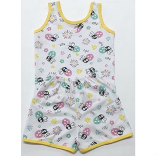 regata de malha estampada  kit com 4 regatas e 4 shorts em Oferta na Shopee