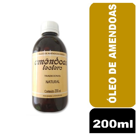 Óleo de Amêndoas Doce 200ml Leclerc Tradicional Natural em Oferta na Shopee