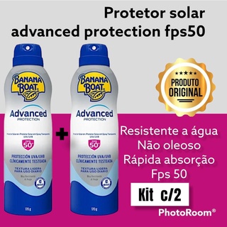 Protetor Solar Banan Boat Advanced Protection Pfs 50 Kit C2 Unidades