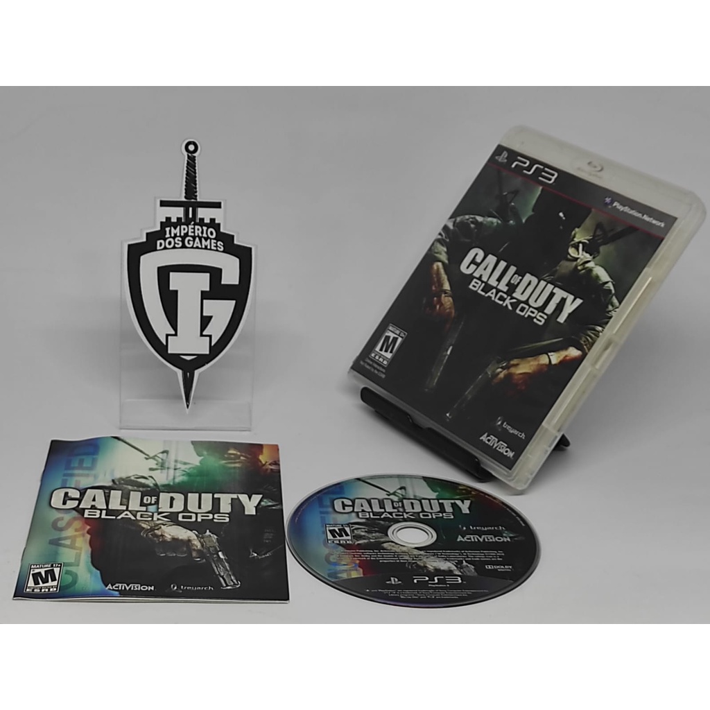 Call Of Duty Black Ops 3 Ps3 Midia fisica Original Seminova Funcionando e  Testada 100% perfeita encarte Original Envio Imediato Pra todo Brasil.  Levando mais de 2 jogos tem Promoção so - Desconto no Preço