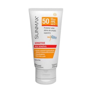 Protetor Solar Sunmax Sensitive Fps50 Pele Sensível Pocket 25ml em Oferta na Shopee