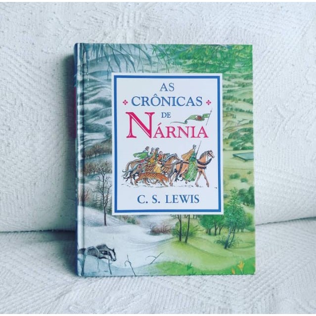 Livro As Crônicas de Nárnia Edição de Luxo Capa Dura Volume Único Shopee Brasil