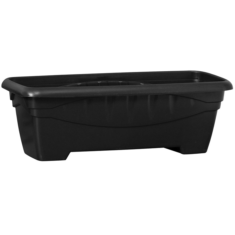 kit 2 Und Vaso Floreira Jardineira Grande 7 Litros Preta em Oferta na Shopee