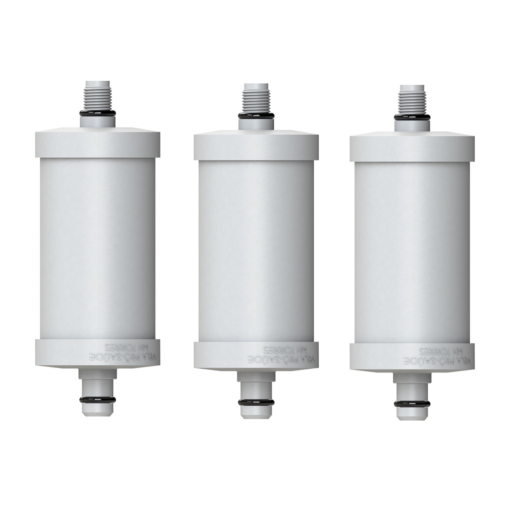 Kit 3 Refil Vela Para Filtro Pro Saúde