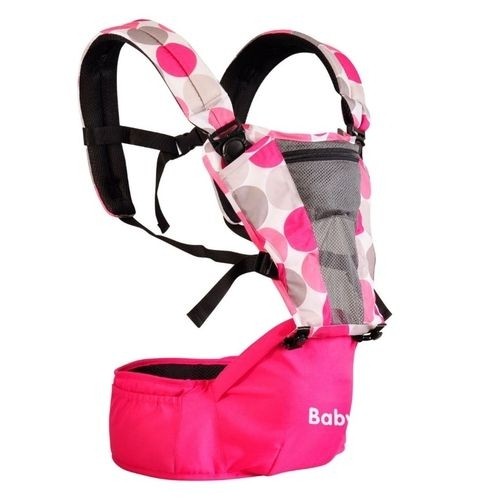 Canguru com base para Bebê Hip Seat Multifuncional Rosa