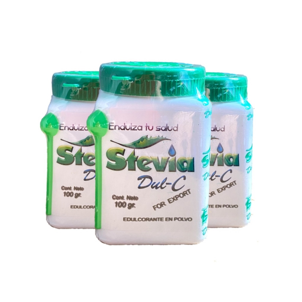 Adoçante Stevia Dul-C 100g. Sem Sabor Residual. Stevia Pura.